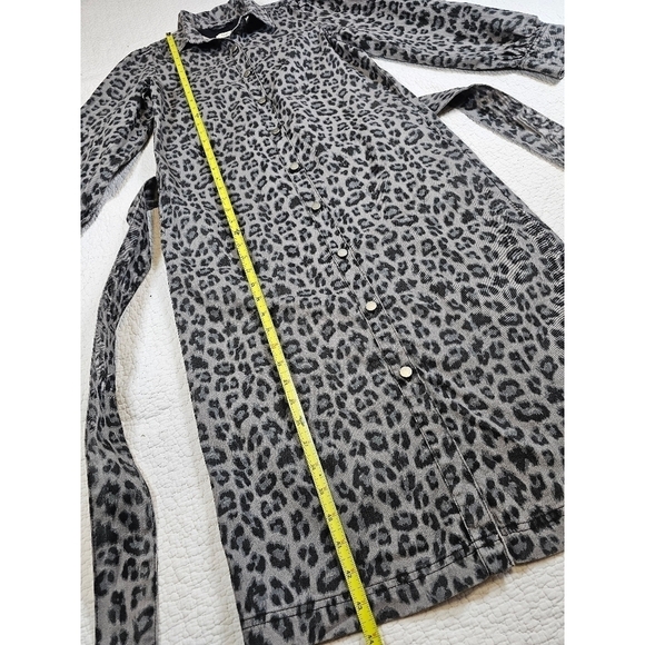 NWT Hush Gray Leopard Lexi Denim Dress Size 4 - Picture 11 of 14